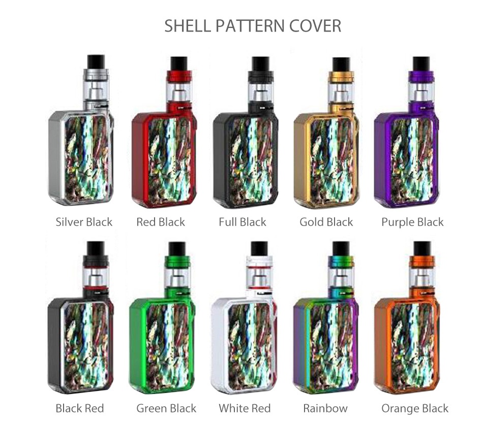 SMOK G-PRIV Battery Cover SHELL PATTERN CO ER Silver black Red black Full black Gold Black Purple black Black red Green black White red Rainbow Orange Black