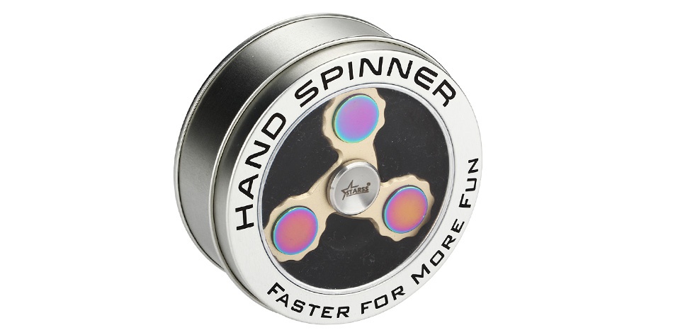 Starss EDC Tri-Bar Hand Spinner Fidget Toy PINN STER FOR M REF