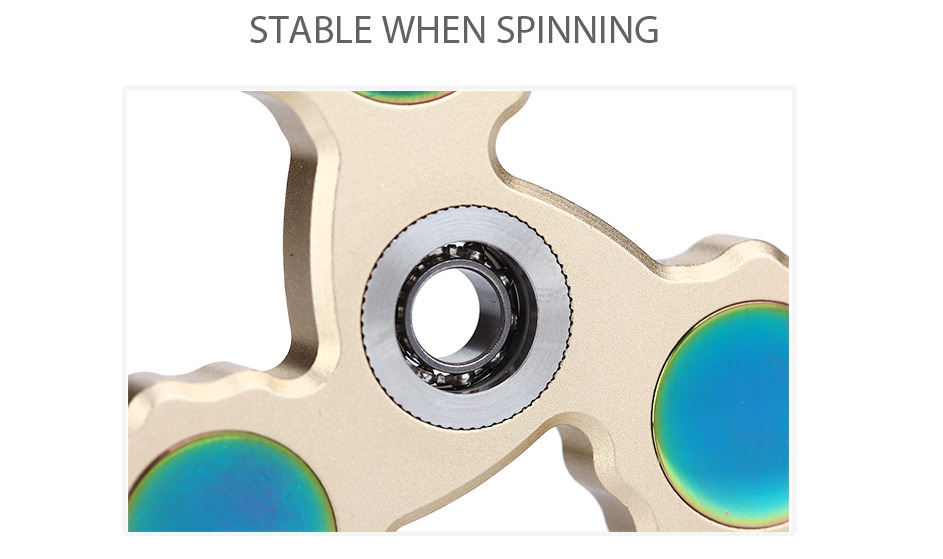 Starss EDC Tri-Bar Hand Spinner Fidget Toy STABLE WHEN SPINNING