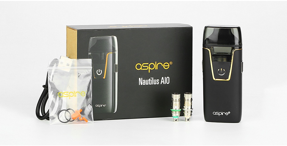 Aspire Nautilus AIO Starter Kit 1000mAh Blue Red U 8U8 Gold Rainbow Black