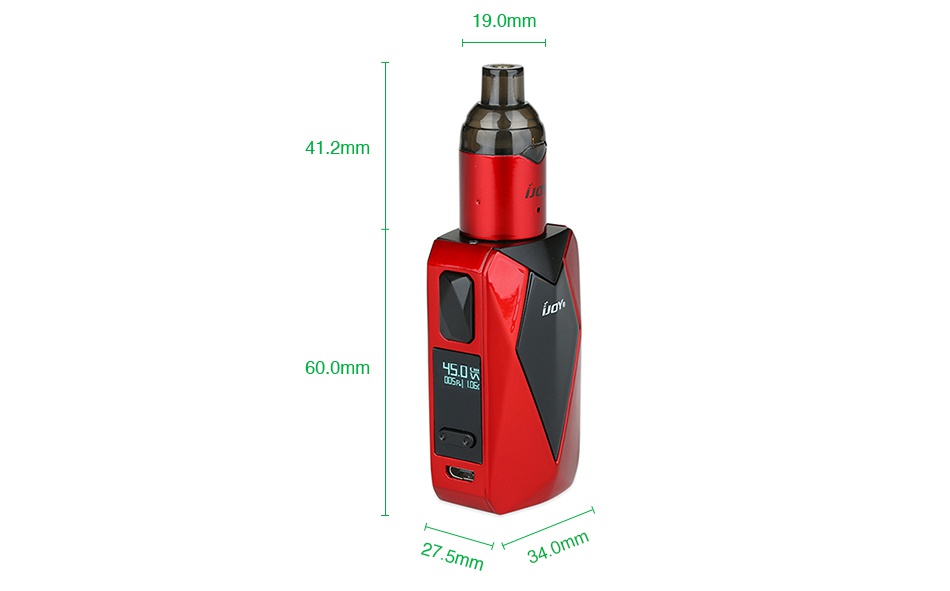 IJOY Diamond VPC Starter Kit 1400mAh 9 0mm 41 2mm 60 0m 5