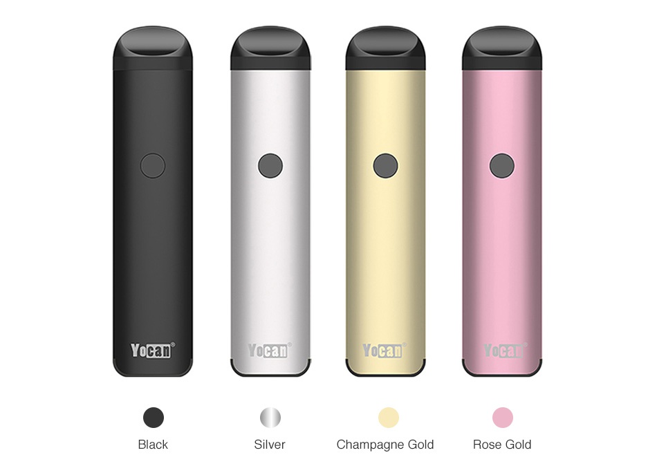 Yocan Evolve 2.0 Pod Starter Kit 650mAh Local can ocan Black Silver Champagne Gold Rose Gold