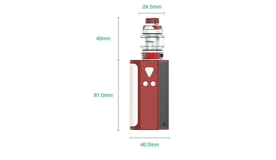 Desire CUT220 Mod 220W TC Kit with Bulldog Tank 24 5mm 49mm 1 0mm 46 0mm