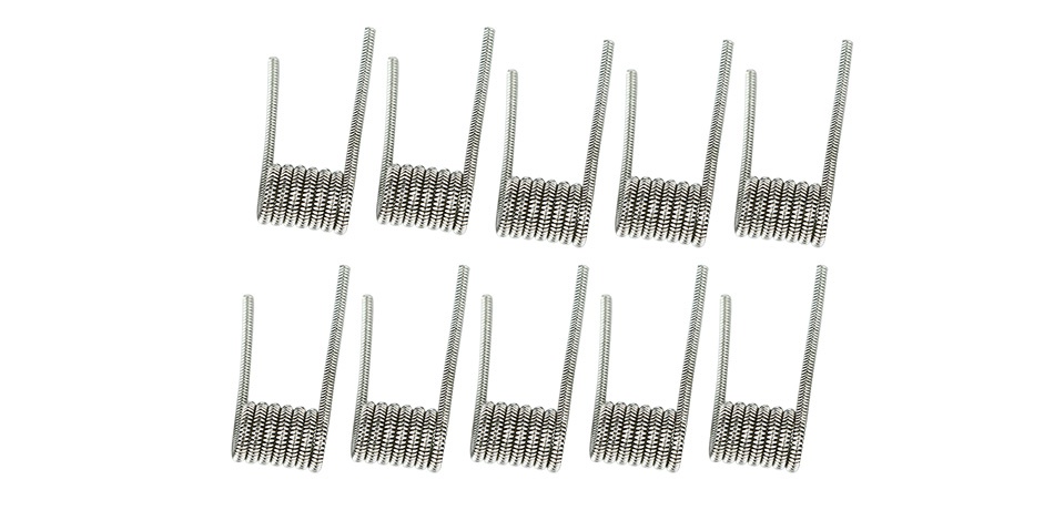 UD SS316L Clapton Coil (26GA+30GA ID2.5x0.5ohm) 10pcs fI MI MIT