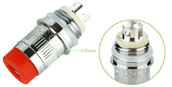 KIMSUN Replacement Coil for STL Mini/TANK 2 5pcs 0 32ohm