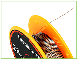 UD Atomizer DIY Roll Wire (Titanium TA1 D=0.3mm 28GA) 30ft Order Tips