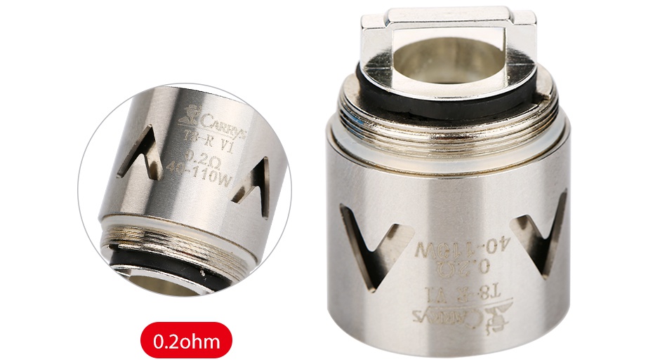 CARRYS Replacement Coil for T8-R 3pcs 110W oy 0 ohm