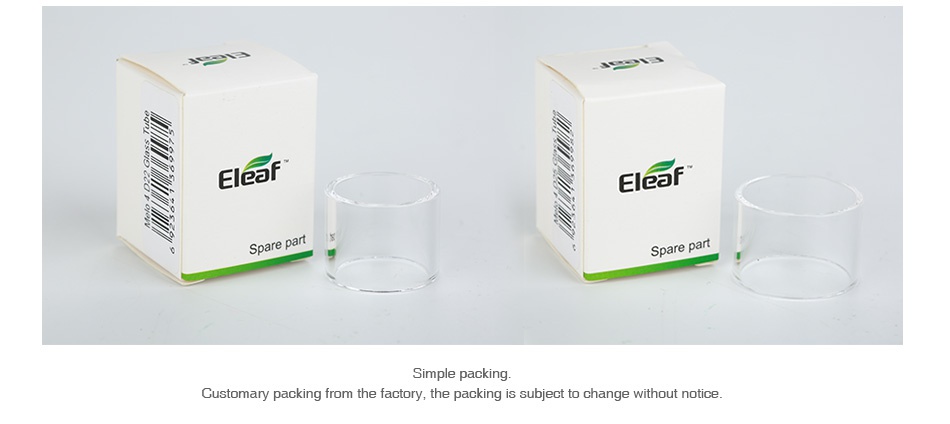 Eleaf Melo 4 Replacement Glass Tube 2ml/4.5ml E N Elei f art Simple packing Customary packing from the factory  the packing is subject to change without notice