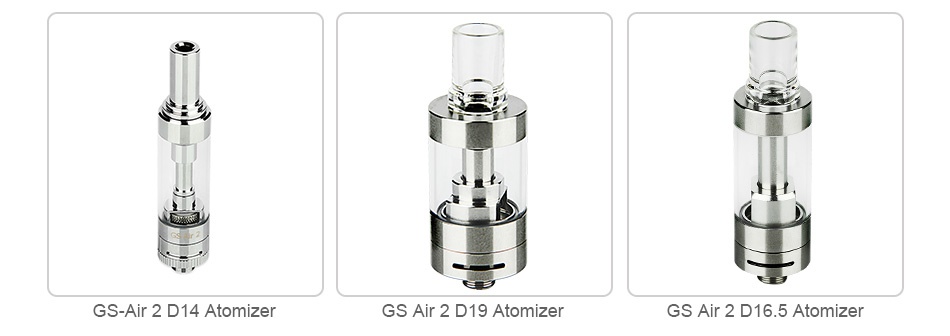 Eleaf GS Air 2 Glass Tube 2ml/2.3ml/2.5ml GS Air 2 D14 Atomizer GS Air 2 D19 Atomizer GS Air 2 D16 5 Atomizer