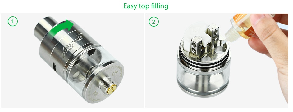 GeekVape Avocado Genesis RTA Tank 3ml Easy top filling