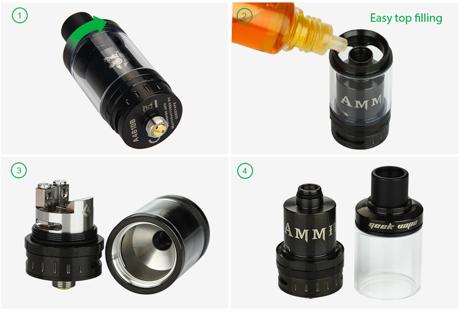 GeekVape Ammit RTA 3.5ml Easy top filling AMM M