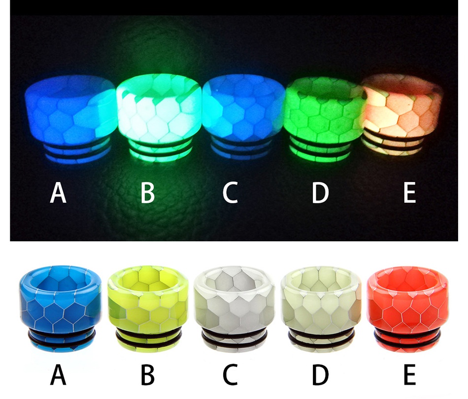 Noctilucent 810 Resin Drip Tip 4# A B D B C D