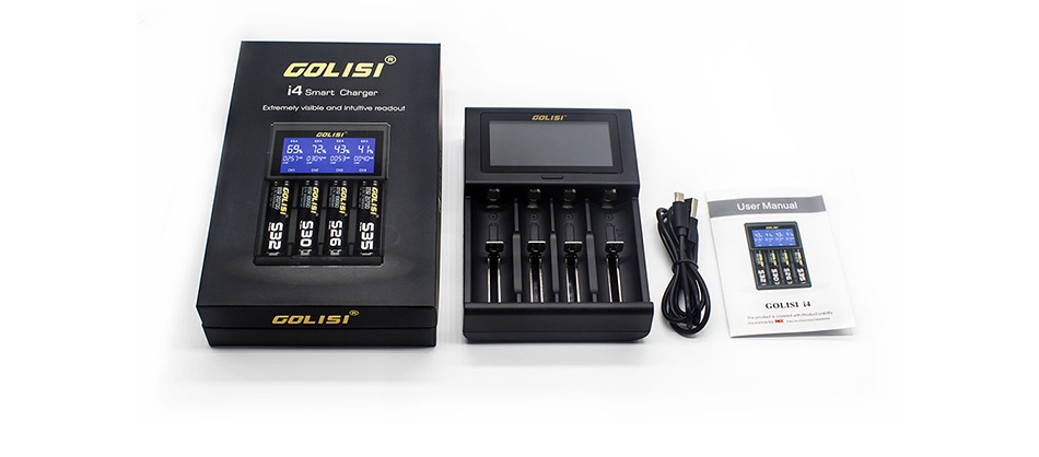 Golisi I4 2A Smart USB Charger with LCD Screen i4 sm honp r