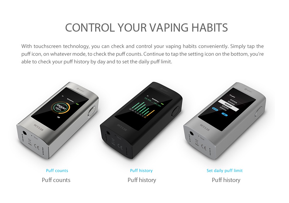Joyetech OCULAR 80W Touchscreen TC Box MOD 5000mAh 1s 04    O0 0 00 0 0 240