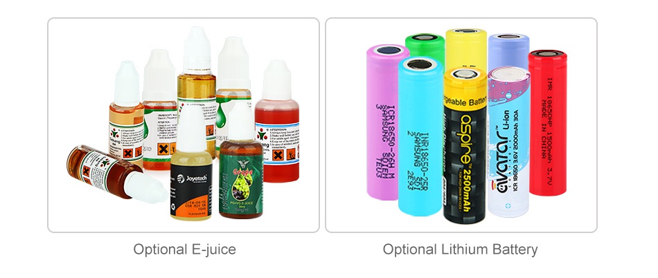 Kangertech FIVE 6 VW Starter Kit Black Red Yellow Green Blue