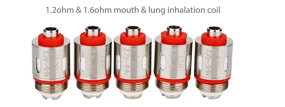 JUSTFOG Organic Cotton Coil for 14/16 Series 5pcs 1ohm 1ohm mouth lung inhalation coi