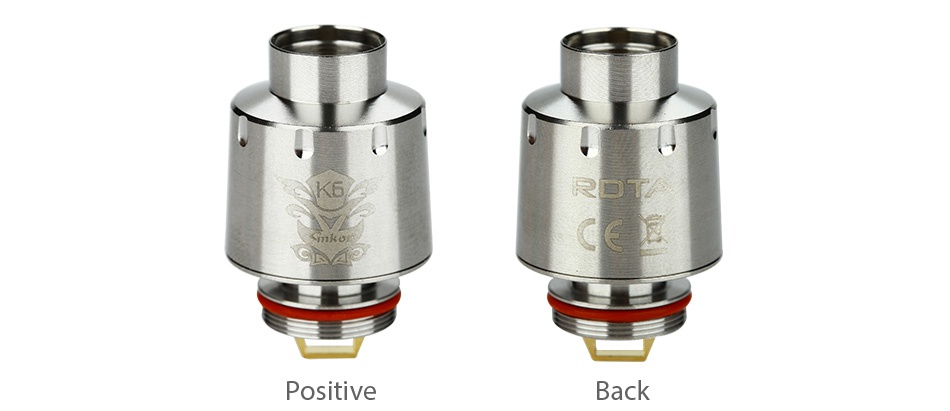 Smkon KUMO K6 RDTA Coil Head Positive Back