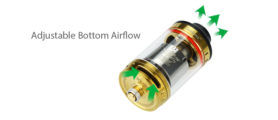 Smkon KUMO RTA/Subohm Tank 4.5ml Adjustable Bottom Airflow