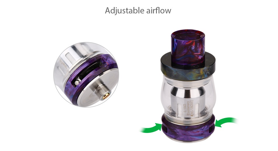 Freemax Fireluke RTA/Subohm Tank 5ml Adjustable airflow