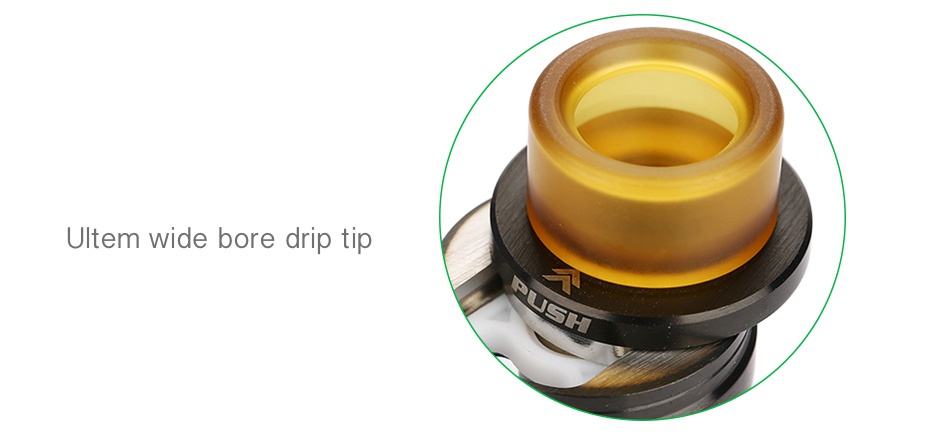 IJOY Captain RTA 3.8ml Ultem wide bore drip tip