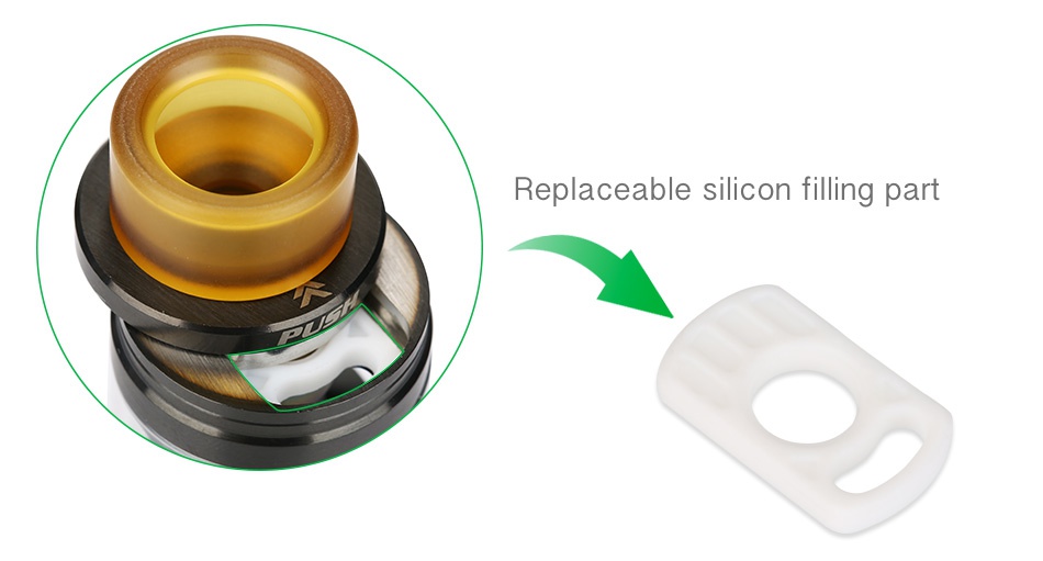 IJOY Captain RTA 3.8ml Replaceable silicon filling part