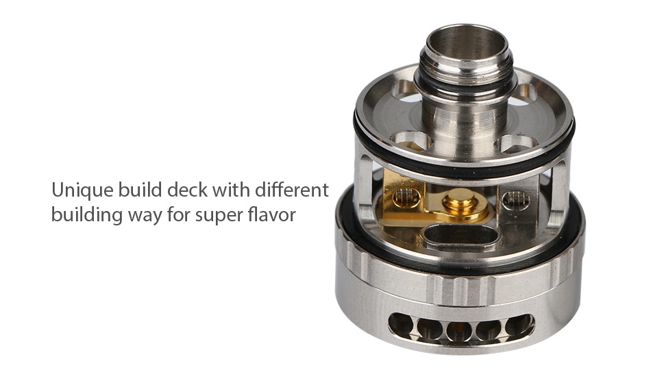 Smkon SF8 RTA 2ml Unique build deck with different building way for super flavor Q9