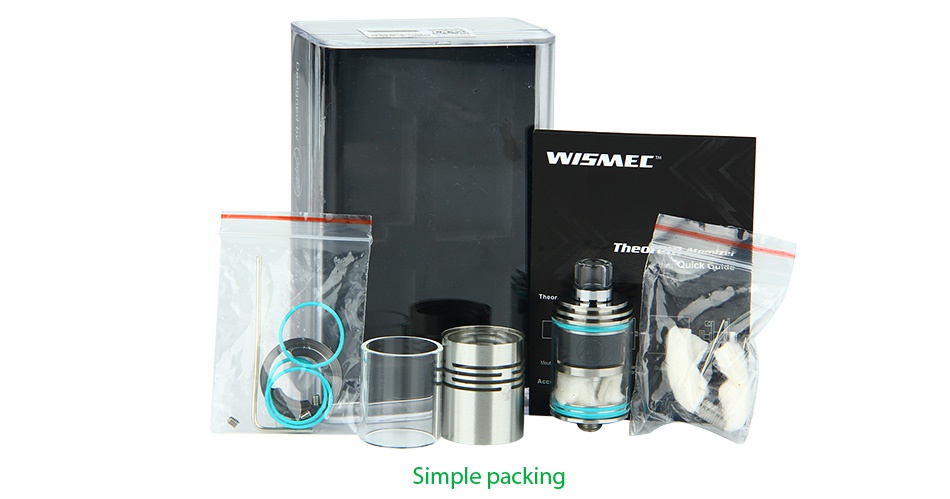 WISMEC Theorem RTA Atomizer Kit 2.7ml WSMEL Simple packing