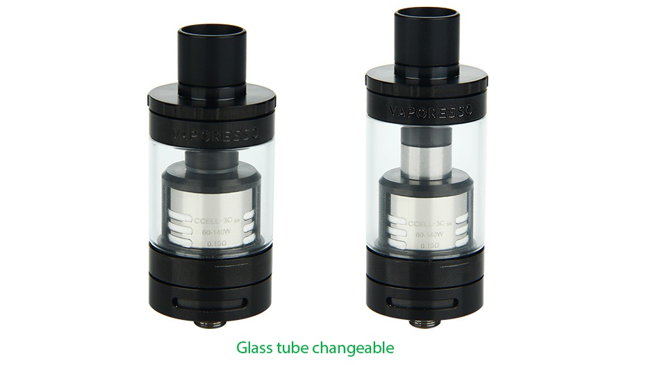 Vaporesso Giant Dual Tank with RTA Deck 4ml Glass tube changeable