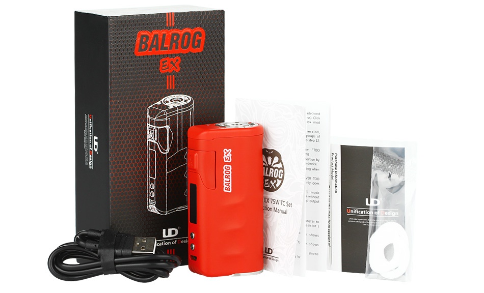 UD Balrog EX 75W TC Box MOD 7G D