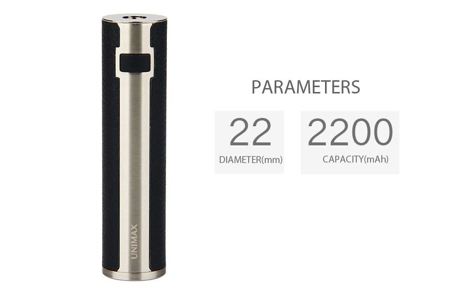 Joyetech UNIMAX 22 Battery 2200mAh Silver blue Silver Red Silver Brown Silver black Full black