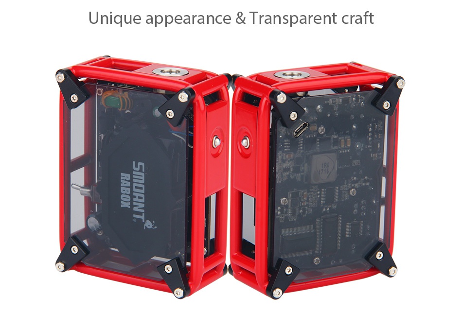Smoant RABOX 100W Handmade MOD 3300mAh Unique appearance Transparent craft