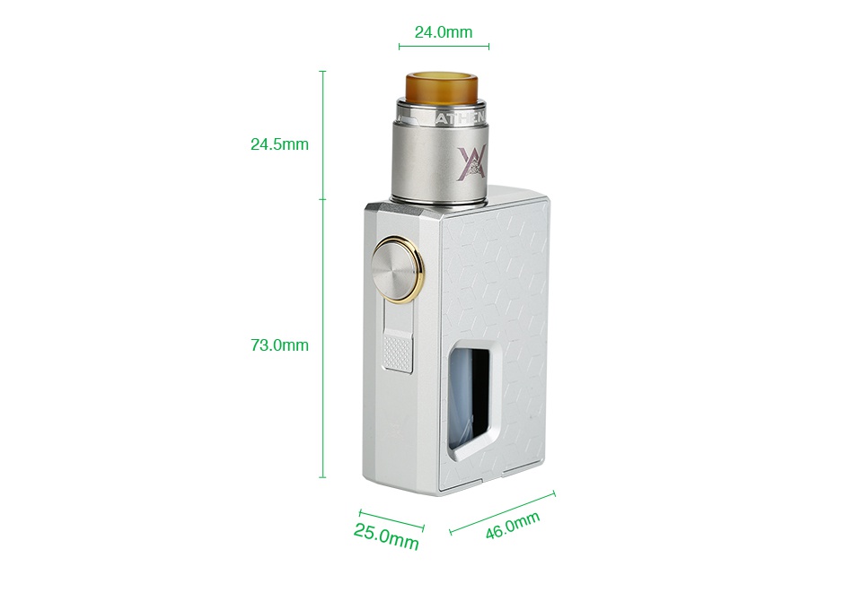 GeekVape Athena Squonk Kit with BF RDA 24 0mm 24 5mm 73 0mm