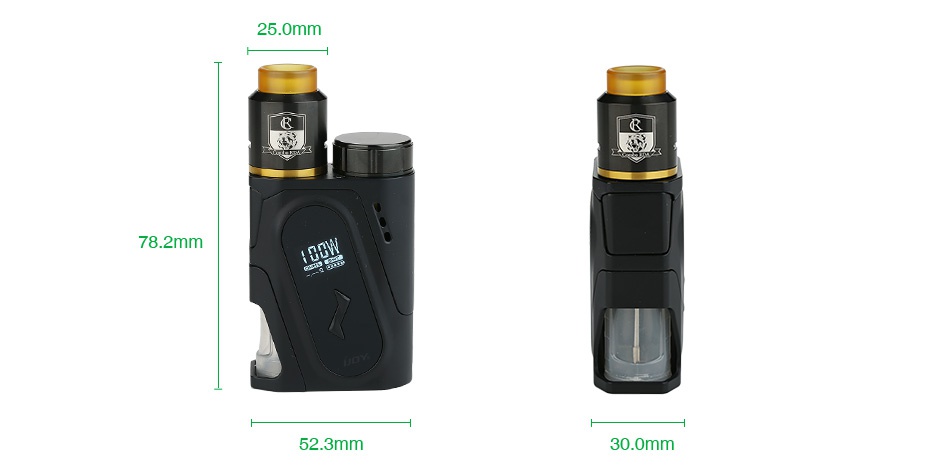 IJOY CAPO 100W 20700 Squonker Kit 5  omm 2mm 52 3mm 30 omm