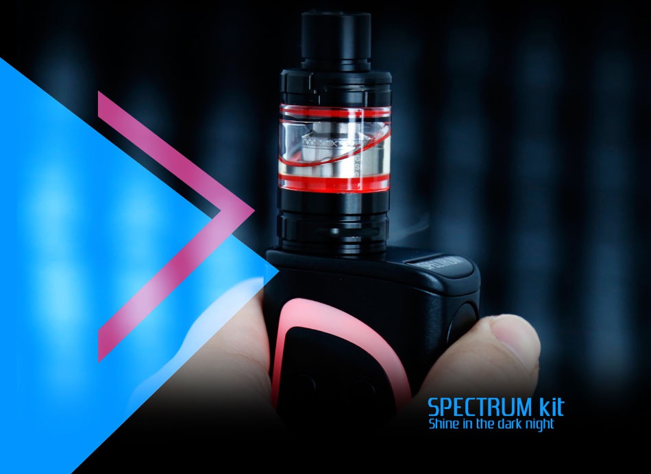 KAOS Spectrum 230W TC Kit SPECTRUM Kit Shine in the dark night