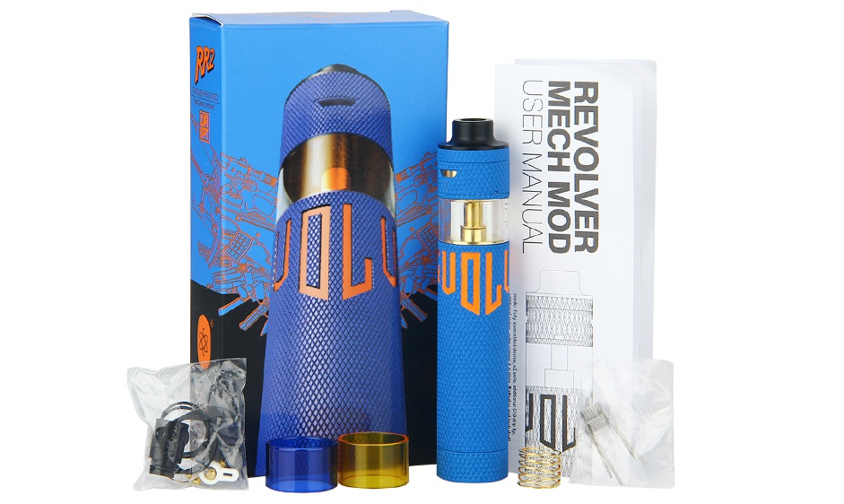 ATOM Revolver Reloaded 2 Mechanical MOD Kit Charcoa ue Copper Black White