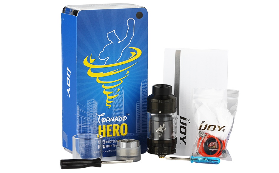 IJOY Tornado Hero RTA/Subohm Tank 5.2ml ORNAD TERO