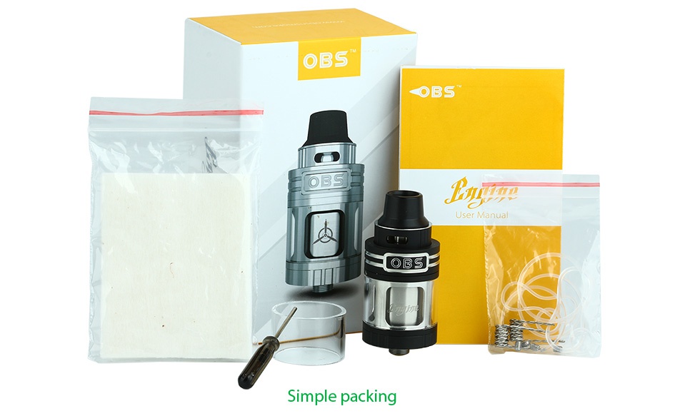 OBS Engine RTA Tank 5.2ml OBS OBS m dOBs Simple packing