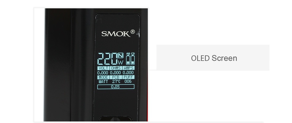 SMOK GX2/4 TC MOD SMOK  OLED Screen 0 0000 0000 000 E PCB PUFF 0 0s