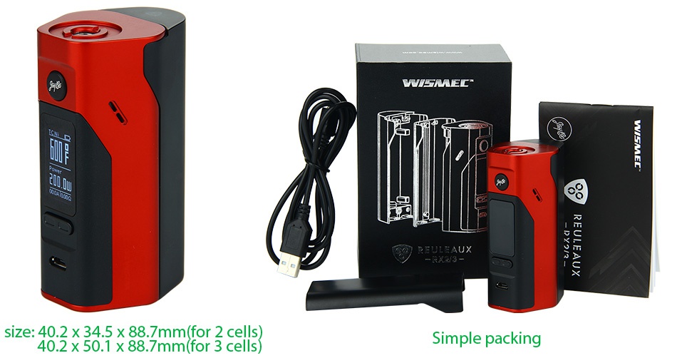 WISMEC Reuleaux RX2/3 MOD Kit Mp