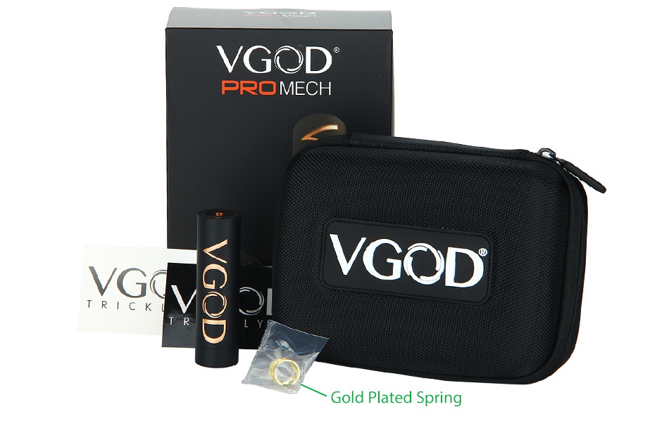 VGOD PRO MECH MOD VGOD PROMECH VGd VGOD Gold Plated Spring