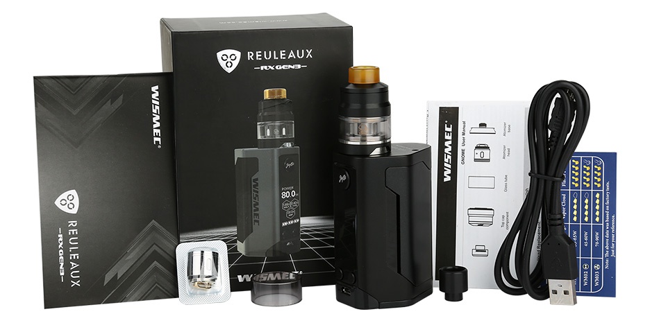 WISMEC Reuleaux RX GEN3 300W with Gnome TC Kit REULEAUX