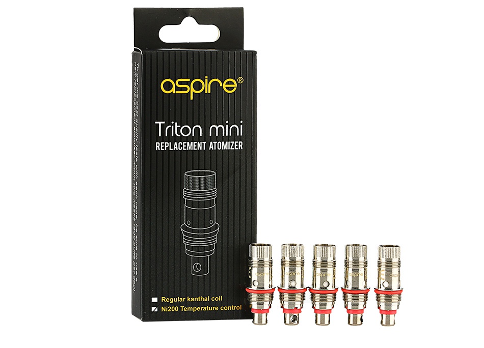 Aspire Triton Mini Replacement Atomizer Head 5pcs aspires Triton mini REPLACEMENT ATOMIZER