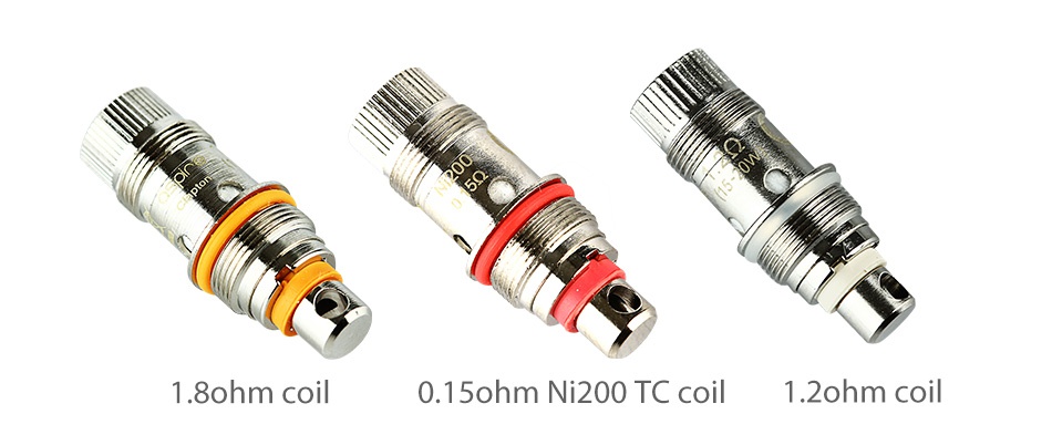 Aspire Triton Mini Replacement Atomizer Head 5pcs 8ohm coil 0 1 ohm Ni200 TC coil 1 ohm coil