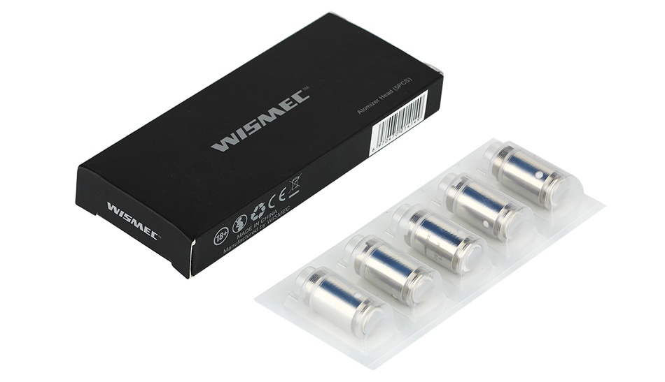 Wismec DS Dual Atomizer Head for ORMA/Motiv 5pcs DS pual