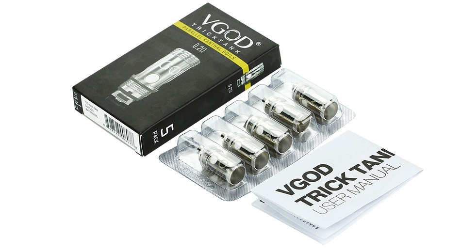 VGOD TRICKTANK Replacement Coil 5pcs 0 ohm 0 ohm