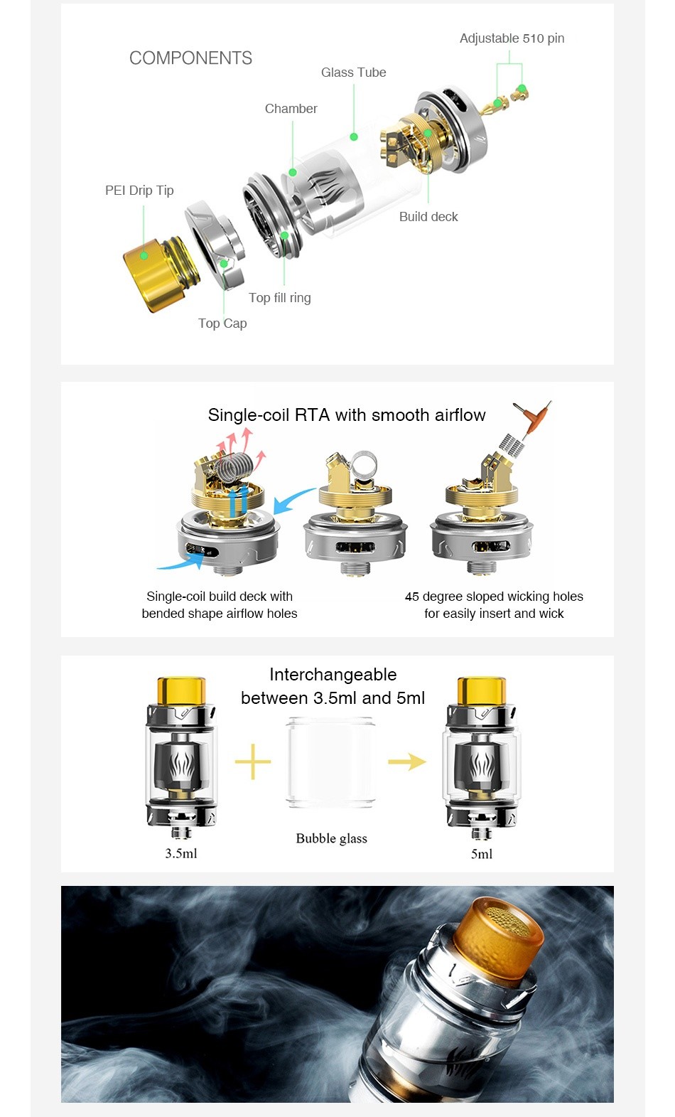 Avidvape Ghost Inhale RTA 3.5ml
