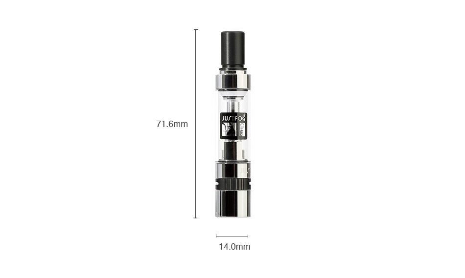 JUSTFOG Q14 Clearomizer 1.8ml 71 6mm 14 0mm