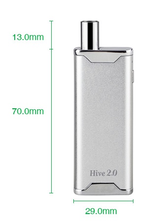 Yocan Hive 2.0 VV AIO Kit 650mAh 13 0mm 70  omm Hive 2 0 29 0mm