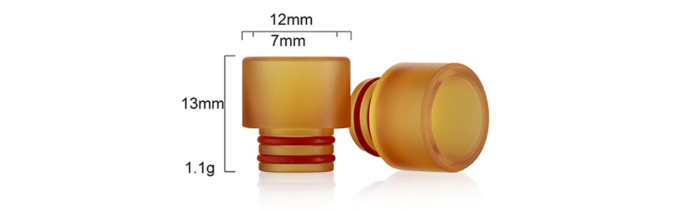 Sailing 510 Drip Tip PEI-9 12mm 7mm 13mm g