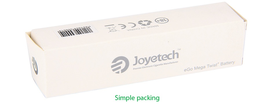 Joyetech eGo Mega Twist+ Battery 2300mAh   Joyetech eGo Mega Twist Battery Simple packing